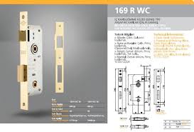 Kale Ic Kapi Gomme Kilidi 169r Wc 35 Mm Fiyati Taksit Secenekleri