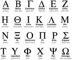 Symbol name, capital letter, small letter. The Designed Alphabet