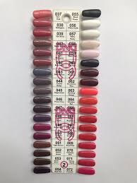 Dnd Gel Polish Sample Chart Dc Collection Chart 2 In 2019