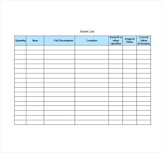 30 Asset Inventory Template Fixed Asset Form Template Inventory Format In Excel Retail Asset In 2020 Personal Financial Planner Budgeting Worksheets Budget Planning