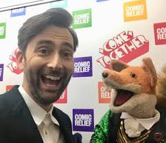 Me and the brilliant Mr David Tennant...