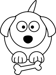 Cartoon White Dog Dog Coloring Page Cartoon Drawings Of Animals Cartoon Coloring Pages