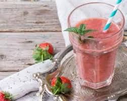 Recette De Smoothie Sans Lactose Fraises Banane Et Graines De Chia Au Lait D Amande Recette Graines De Chia Recette Avec Des Fraises Lait D Amande