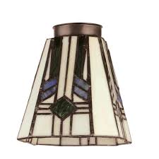 Westinghouse 5 1 8 In Square Tiffany Shade With 2 1 4 In Fitter And 4 3 4 In Width 8112100 The Home Depot