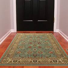 A wide variety of brown and aqua rug options are available to you, such as technics, use, and 1,336 brown and aqua rug products are offered for sale by suppliers on alibaba.com, of which carpet. Ottomanson Ottohome Collection Persian Style Rug Oriental Rugs With Non Skid Non Slip Rubber Backing Area Rug 39 L X 60 W Sage Green Aqua Blue Buy Online In Antigua And Barbuda At Antigua Desertcart Com Productid