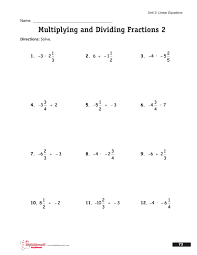 The improper fraction 8/5 can be changed to the mixed number 1 3/5 by dividing the numerator (8) by the denominator (5). Multiplying And Dividing Fractions 2