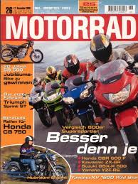 They have always appeared, to me, to be in the same class with very similar size. Motorradzeitungen Testberichte Gebrauchte Motorradzeitungen