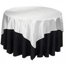 70x70 Polyester White Table Topper Overlay Smarty Had A Party In 2020 Black Tablecloth White Table Cloth Table Cloth