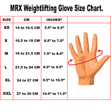 22 prototypal hand gloves for gym size chart