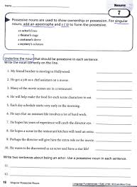 Possessive Pronouns Worksheet 5th Grade Possessive Pronouns Worksheet For Kindergarten In 2020 Nouns Worksheet Possessive Nouns Possessive Nouns Worksheets