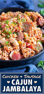 Sausage Chicken Cajun Jambalaya Gluten Free Recipe Cajun Jambalaya Louisiana Recipes Jambalaya Recipe Easy