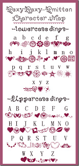 Pink Dingbats Dingbat Fonts Tattoo Lettering Fonts Dingbats