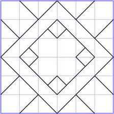 Reproduction Sur Quadrillage Carre 13 Graph Paper Drawings Barn Quilt Patterns Geometric Drawing