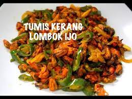 Rebus setelah matang dan meresap angkat dan sajikan. Tumis Kerang Cabe Hijau Youtube