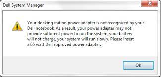 Run dell bios upgrade, and the computer will restart and upgrade the bios. Docking Station Power Adapter Is Not Recognized By My Dell Notebook Super User
