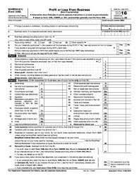 Pdffiller Schedule C Form 2016 Pdf Irs Forms Sole
