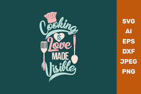 Download Cooking Is Love Made Visible Graphic By Manglayang Studio Creative Fabrica SVG Cut Files