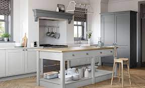 The bold tones of the grey. Georgia Shaker Kitchens Kitchen Units Online
