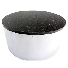 South fork coffee table base only, aged rust by the iron shoppe (1) $447. 20th Century Modern Round Cylinder Shape Chrome And Granite Top Coffee Table Chairish