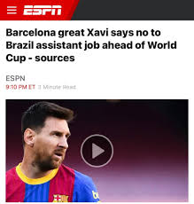 وقال مدرب المنتخب البرازيلي تيتي، خلال المؤتمر الصحفي الذي عقده اليوم، الخميس 5 من تموز، إنه يعتمد بشكل دائم على المهارات الفردية لمهاجميه في إنجاز المهمة بخط المقدمة. ÙˆØ³Ø§Ø¦Ù„ Ø¥Ø¹Ù„Ø§Ù… Ø¹Ø§Ù„Ù…ÙŠØ© ØªØ¤ÙƒØ¯ Ø±ÙØ¶ ØªØ´Ø§ÙÙŠ Ø¹Ø±Ø¶Ø§ Ù„ØªÙˆÙ„ÙŠ Ù…Ù†ØµØ¨ Ù…Ø³Ø§Ø¹Ø¯ Ù…Ø¯Ø±Ø¨ Ù…Ù†ØªØ®Ø¨ Ø§Ù„Ø¨Ø±Ø§Ø²ÙŠÙ„ Ø§Ø³ØªØ§Ø¯ Ø§Ù„Ø¯ÙˆØ­Ø©