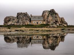 France Bretagne Cote D Armor A Plougrescant Maison Du Gouffre A Castel Meur Eksterior