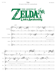 The recommended time to play this music sheet is 00:50, as verified by virtual piano legend, mark chaimbers. The Legend Of Zelda Link S Awakening Remake Title Sheet Music For Flute Drum Group Clarinet In B Flat Oboe More Instruments Woodwind Ensemble Musescore Com