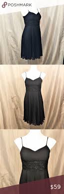 Ann Taylor Petite 6p Dress Black Pleated Cocktail In 2020 Petite Cocktail Dresses Perfect Little Black Dress Black Dress