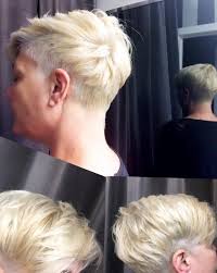 This pixie is all style! Blonde Short Hairstyle Pixie Haircut For Women Fine Hair Popular Haircuts