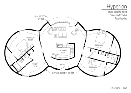 Timberline geodesic domes make it easy, practical and affordable for people to construct their own homes. Floor Plans 3 Bedrooms Monolithic Dome Institute