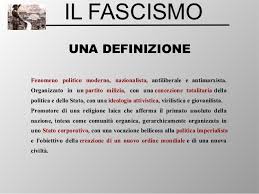 Il fascismo fu il primo regime totalitario: Fascismo