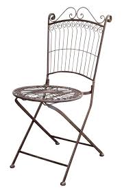 Gartenstuhl Stuhl Klappstuhl Gartenmobel Nostalgie Anitk Stil Metall Braun Gartenstuhle Stuhle Und Gartenmobel