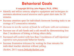 Sample Occupational Therapy Goals Related To The Sensory Processing Occupational Therapy Schools Occupational Therapy Activities Pediatric Occupational Therapy