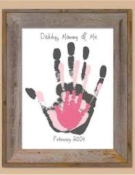 Diy miniature nursery for baby twins: Diy Family Hand Prints Baby Room Decor Happyshappy