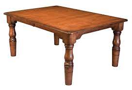 The farmhouse dining table is available with leaves or a solid top. French Farmhouse Leg Table Dining Room Buy Custom Amish Furniture