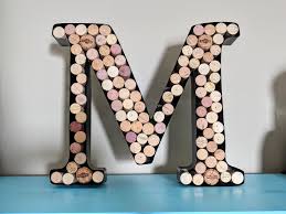 What to do with a wine cork snowman? How To Make A Wine Cork Monogramed Letter