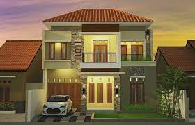 Rumah 2 lantai minimalis modern elegan Model Rumah Minimalis 2 Lantai Tampak Depan Keunggulan Green Pramuka City