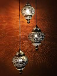 Oriental Ceiling Lamp Silver Colored Tiara Xxl 155cm Light Fittings And Pendant Lamps Lamps Made Of Metal Orientalische Lampen Lampen Und Leuchten Lampe