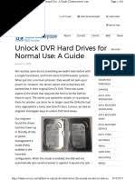 This may also allow access and bypassing of your. Unlock Dvr Hdd To Work On Pc Power Up In Standby Puis Pdf Booting Digital Video Recorder