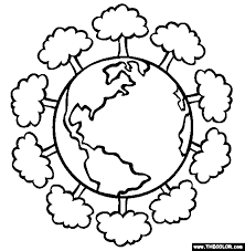 Go ahead and just pick a topic, select the coloring pages and keep your child engrossed in this learning process. Green Earth Coloring Page Free Green Earth Online Coloring Earth Day Coloring Pages Earth Coloring Pages Kindergarten Coloring Pages