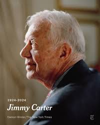 President Carter cared about humanity and believed so deeply about the  importance of public service and never stopped giving back. I hope we all  continue to learn from the example he set.