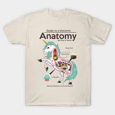 Anatomy Of A Unicorn T Shirt By Vincent Trinidad The Shirt List Anatomy Shirts Unicorn Tshirt Kindness Shirts