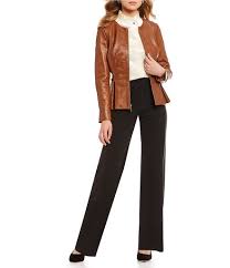 Antonio Melani Luxury Collection Margot Genuine Leather Jacket Luxury Collection Antonio Genuine Leather Jackets Fashion Branding Leather Jacket