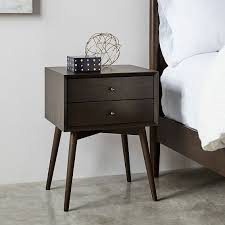Mid Century Nightstand Black Mid Century Nightstand Furniture Bedroom Collections Furniture
