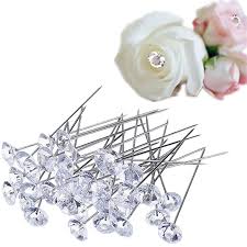 Maybe you would like to learn more about one of these? 100pcs Flower Corsages Pins Wedding Bouquet Pins Crystal Diamante Headed Pins Fabric Sewing Spillo Handmade Tools 40ja17 Sewing Tools Accessory Aliexpress