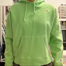 Neon Green Champion Hoodie Green Champion Hoodie Champion Hoodie Champion Clothing