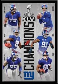 New York Giants Stars Of Super Bowl Xlvi Poster New York Giants Football Ny Giants Football New York Giants