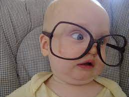 Baby With Big Glasses Funny Image Funny Babies Funny Pictures For Kids Funny Glasses