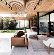 Polished Concrete Floors Timber Ceilings Interior Architecture Interior Architecture Design House Interior
