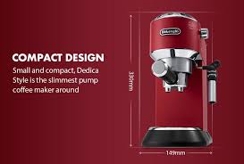 A good care of the machine gives less risks of malfunctioning, but also ensures to have always the best coffee aroma and flavour. Buy Delonghi Dedica Style Pump Espresso Ec685 R Red Eromman