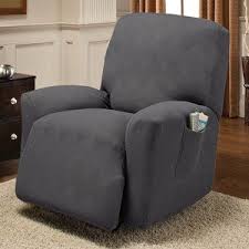 The Plush Furniture Protector Slipcover Puff Plush Innovative Textile Solutions Chair Chocolate 1 Piece Walmart Com In 2020 Recliner Cover Recliner Slipcover Slipcovers